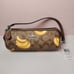NWT Coach CR368 Nolita Barrel Bag Signature Canvas With Banana Print Khaki