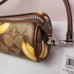 NWT Coach CR368 Nolita Barrel Bag Signature Canvas With Banana Print Khaki
