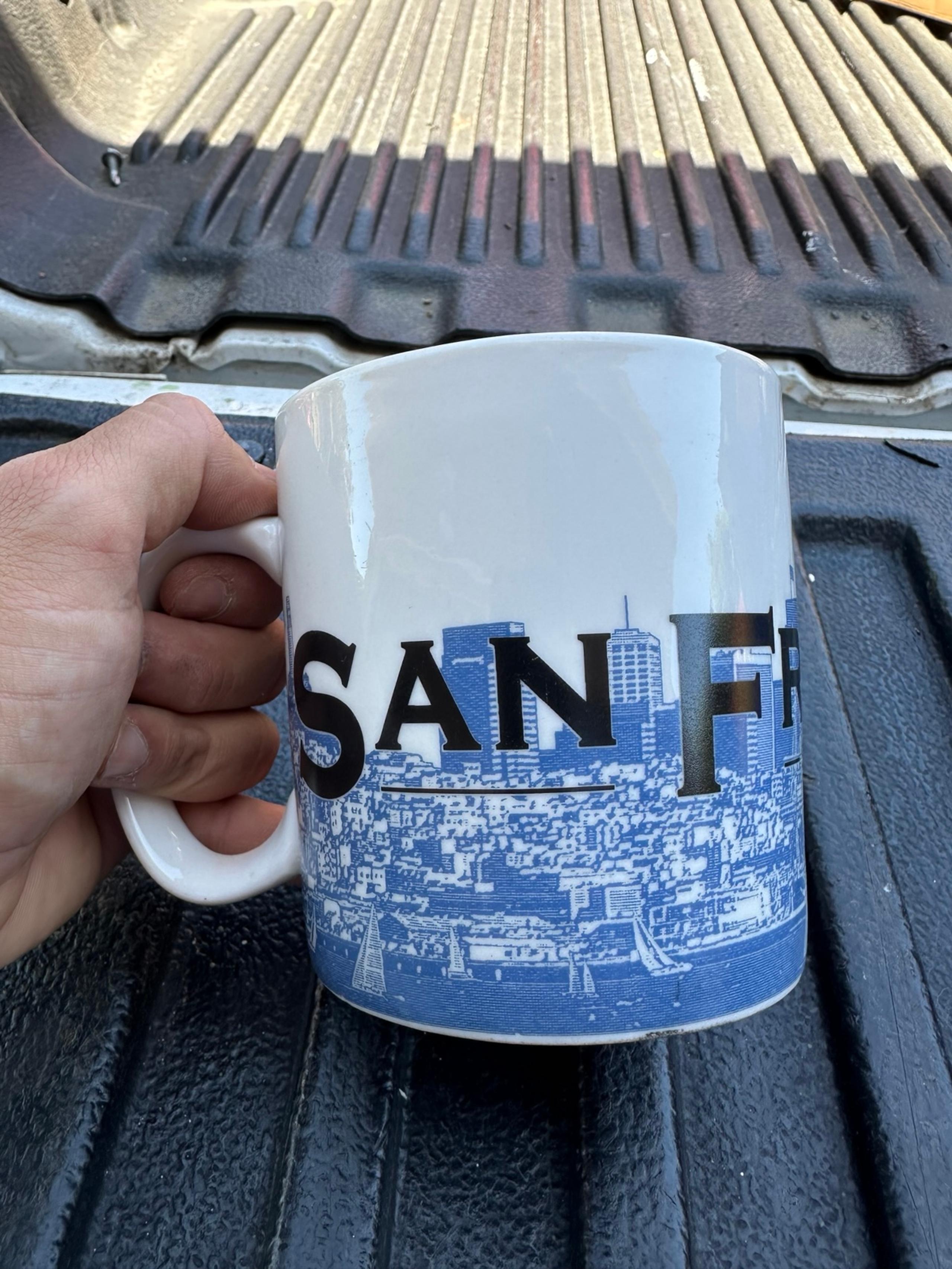 Vintage Starbucks San Francisco coffee mug