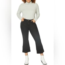 Sanctuary - Connector Kick Crop Jeans in Black