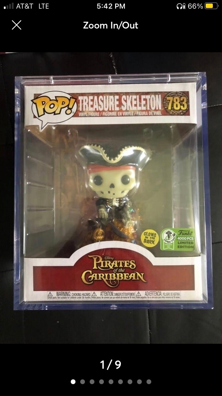 Glow treasure skeleton Funko