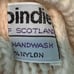 Kilspindie Vintage Irish Wool Blend Turtleneck Cable Knit Sweater 36
