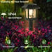 Solar Lights Outdoor,12 Pack Waterproof Solar Garden Lights, Auto On/Off