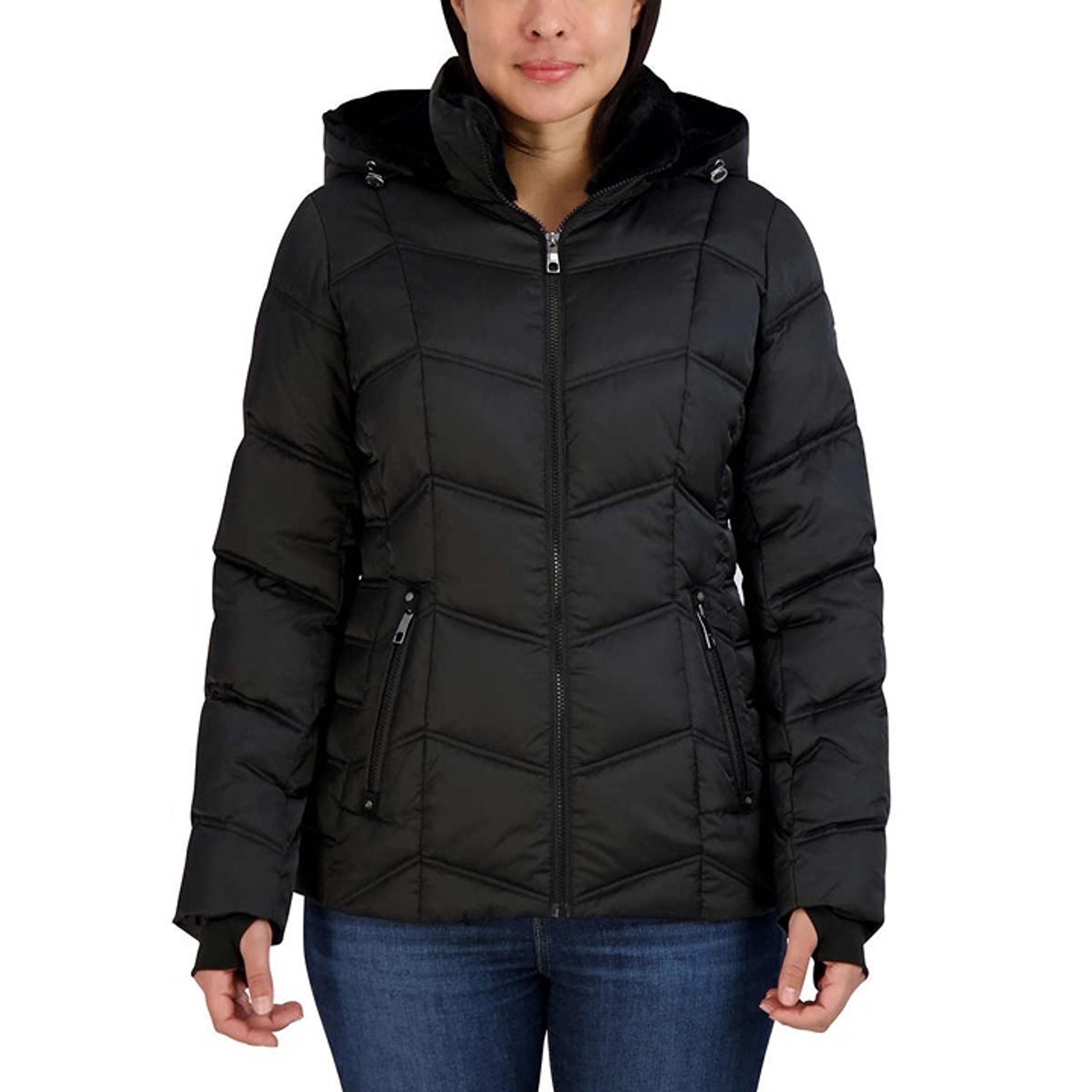 * NEW * Nautica Women’s Puffer Jacket - Black - L