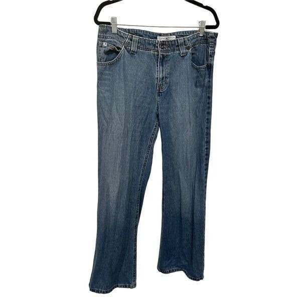 Tommy Hilfiger Hipster Flare Medium Light Wash Size 12 Jeans