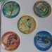 Pokemon Famitsu Promo Pin Badge Set 2004 RARE
