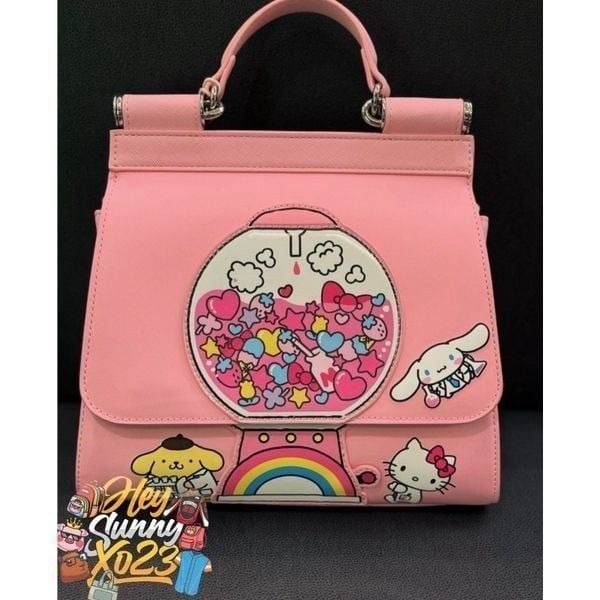 Loungefly Sanrio Hello Kitty & Friends Gumball Machine Handbag