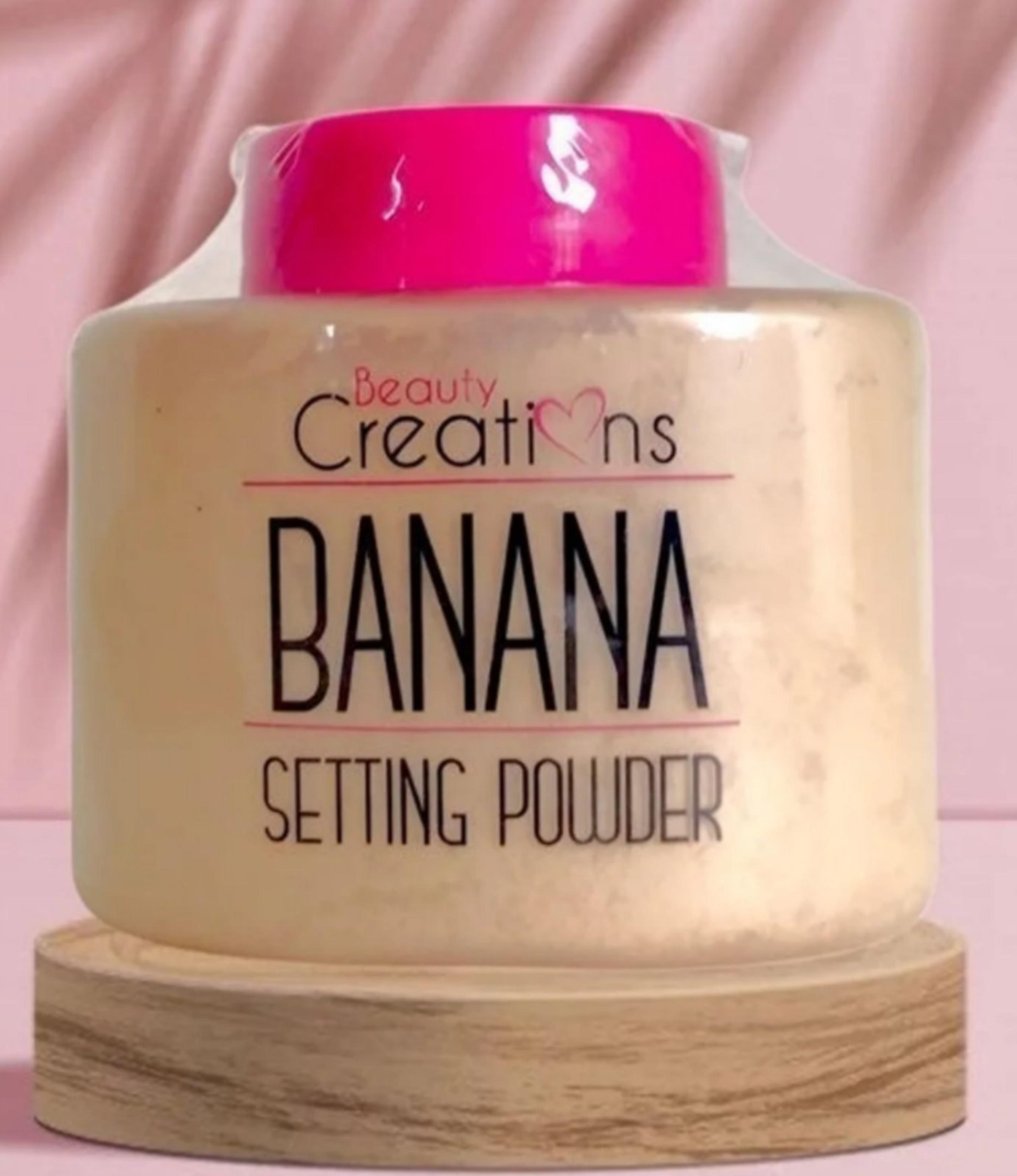 Bundle of 4 Banana setting powder by Beauty Creations   Provides a flawless
