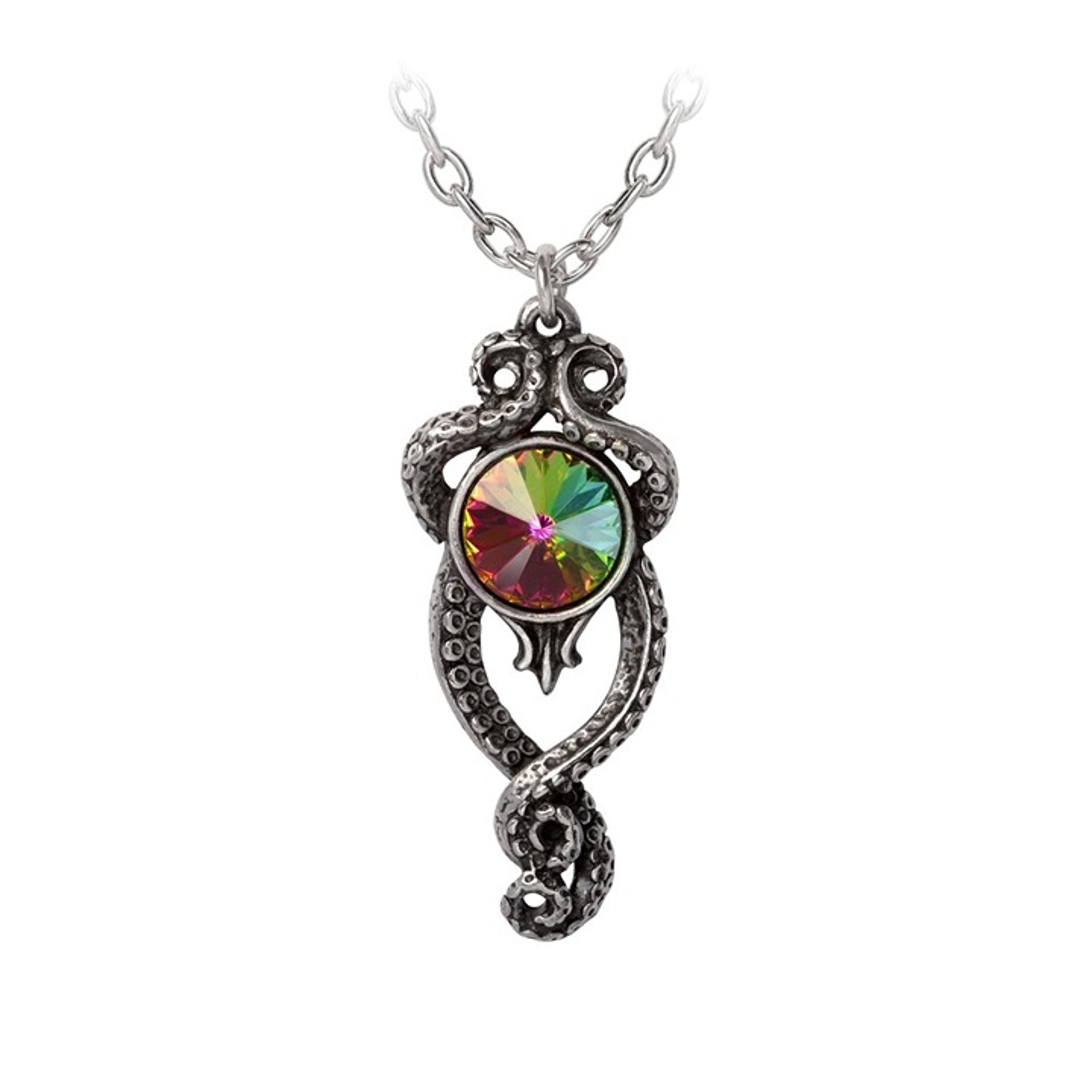 Alchemy Gothic Light in the Dark Pendant Tentacles Sea Fine English Pewter P990