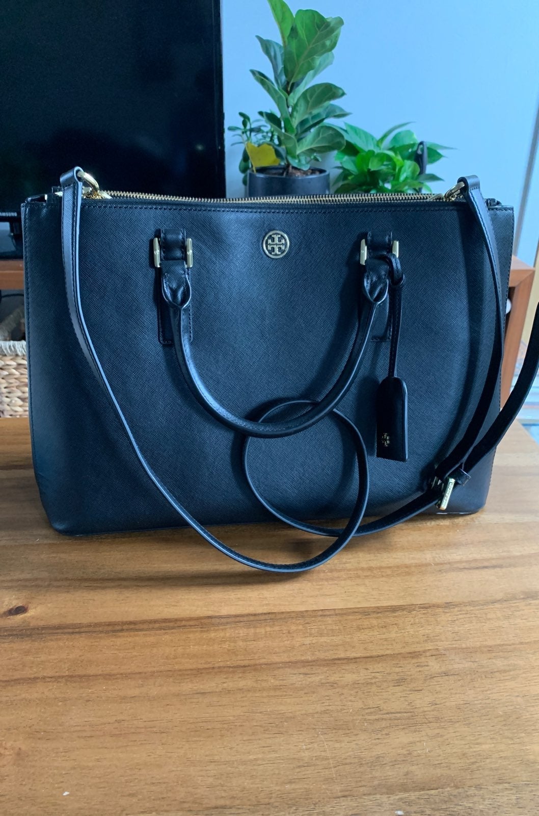 Tory Burch Robinson Double Zip
