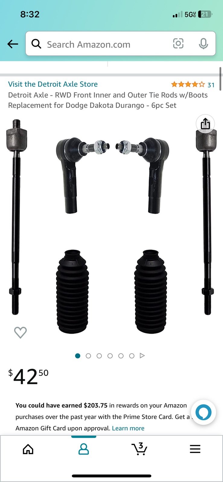 First gen dodge Durango parts