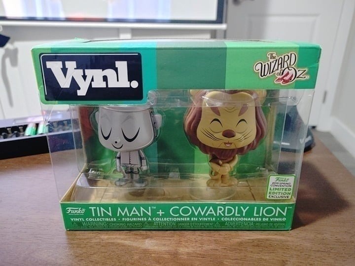 THE WIZARD OF OZ TIN MAN+COWARDLY LION 2019 SPRING CONVENTION LIMITED EDITION