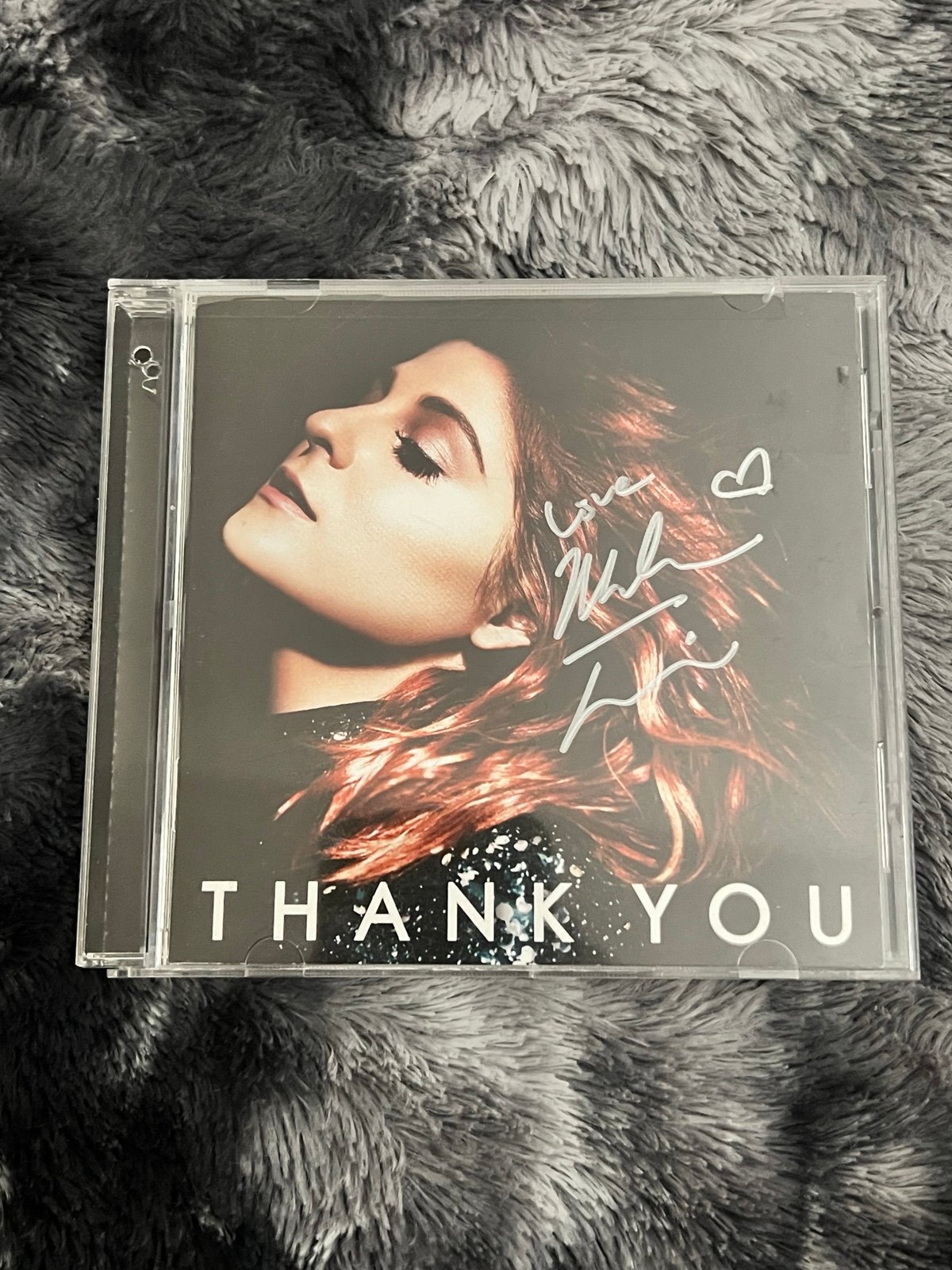 Meghan Trainor SIGNED Thank you, opened no CD