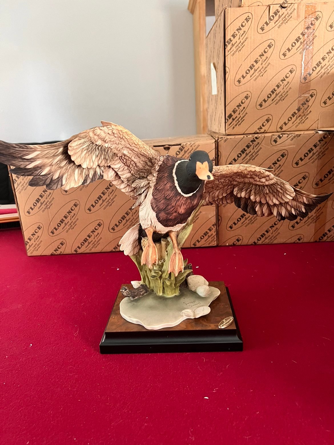 Giuseppi Armani Figurine Flying Duck LE 842/3000