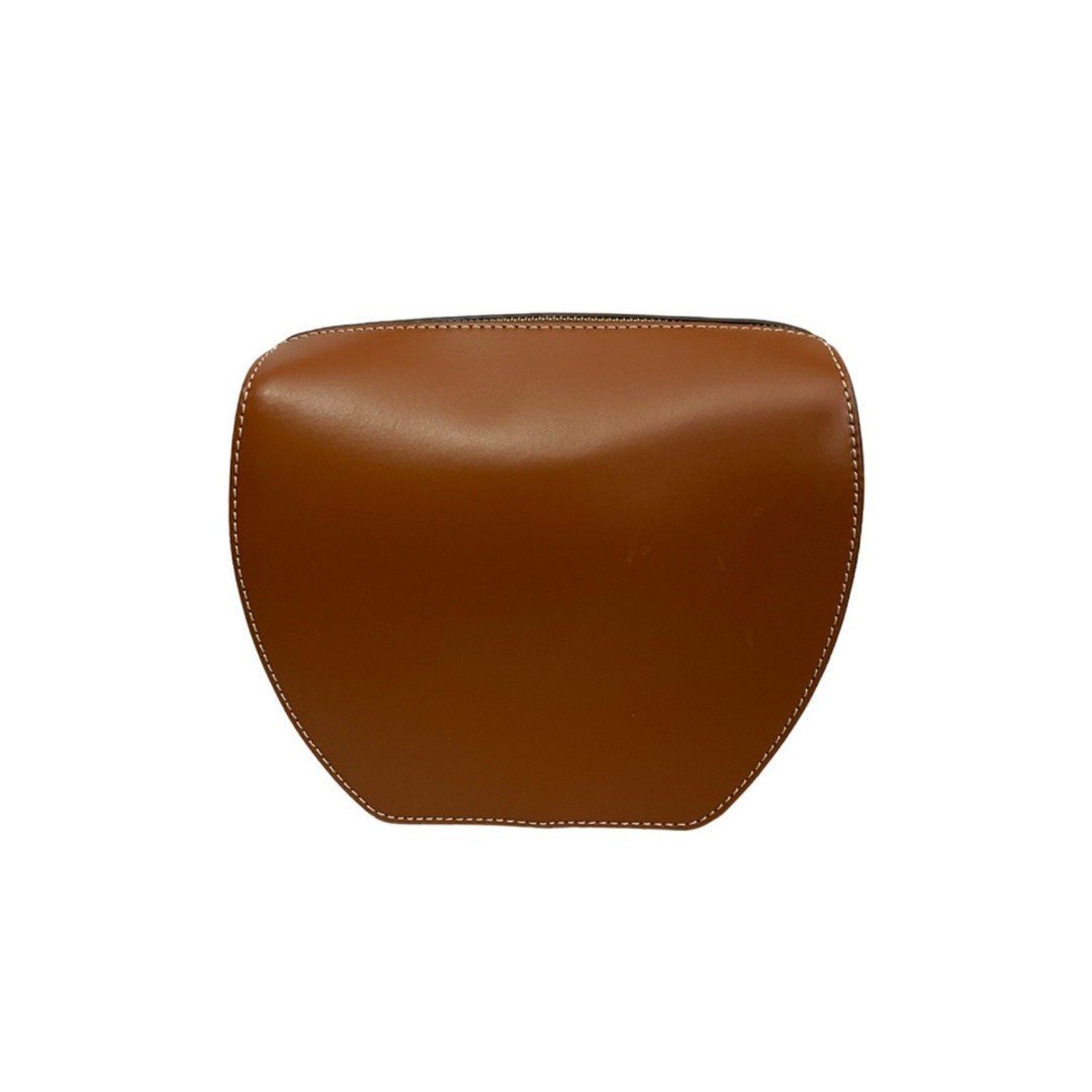 Staud Brown Leather Clutch