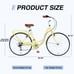 7-Speed Steel Women's Bike - 24 Inch