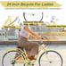 7-Speed Steel Women's Bike - 24 Inch