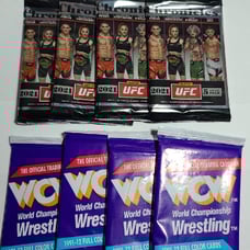 4 UFC 4 WCW new card packs