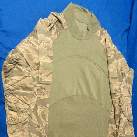 szLARGE ABU COMBAT SHIRT TIGER STRIPE CAMO SNC FLAME REISISTANT SV 2989