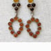 Vintage sterling amber earrings