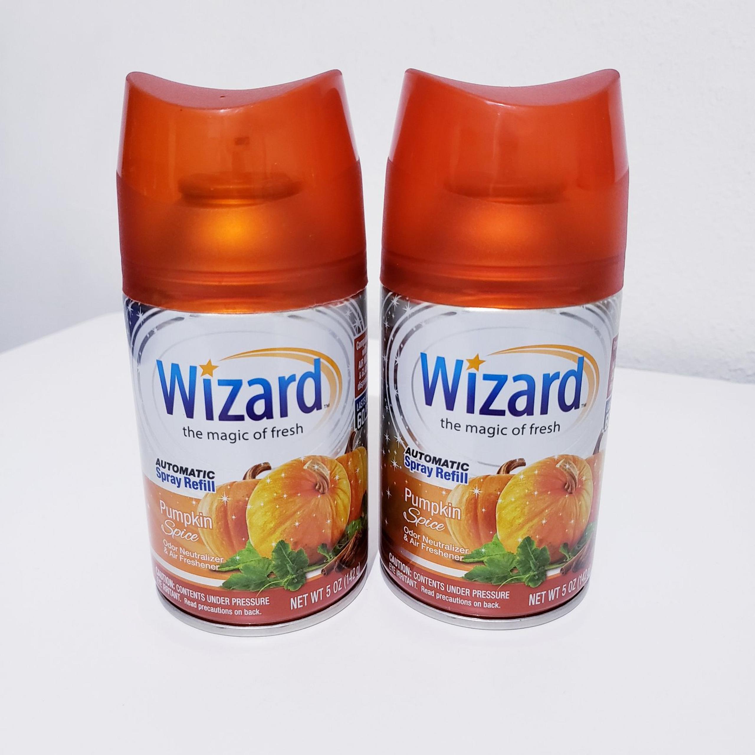 Wizard automatic spray refill pumkin spi