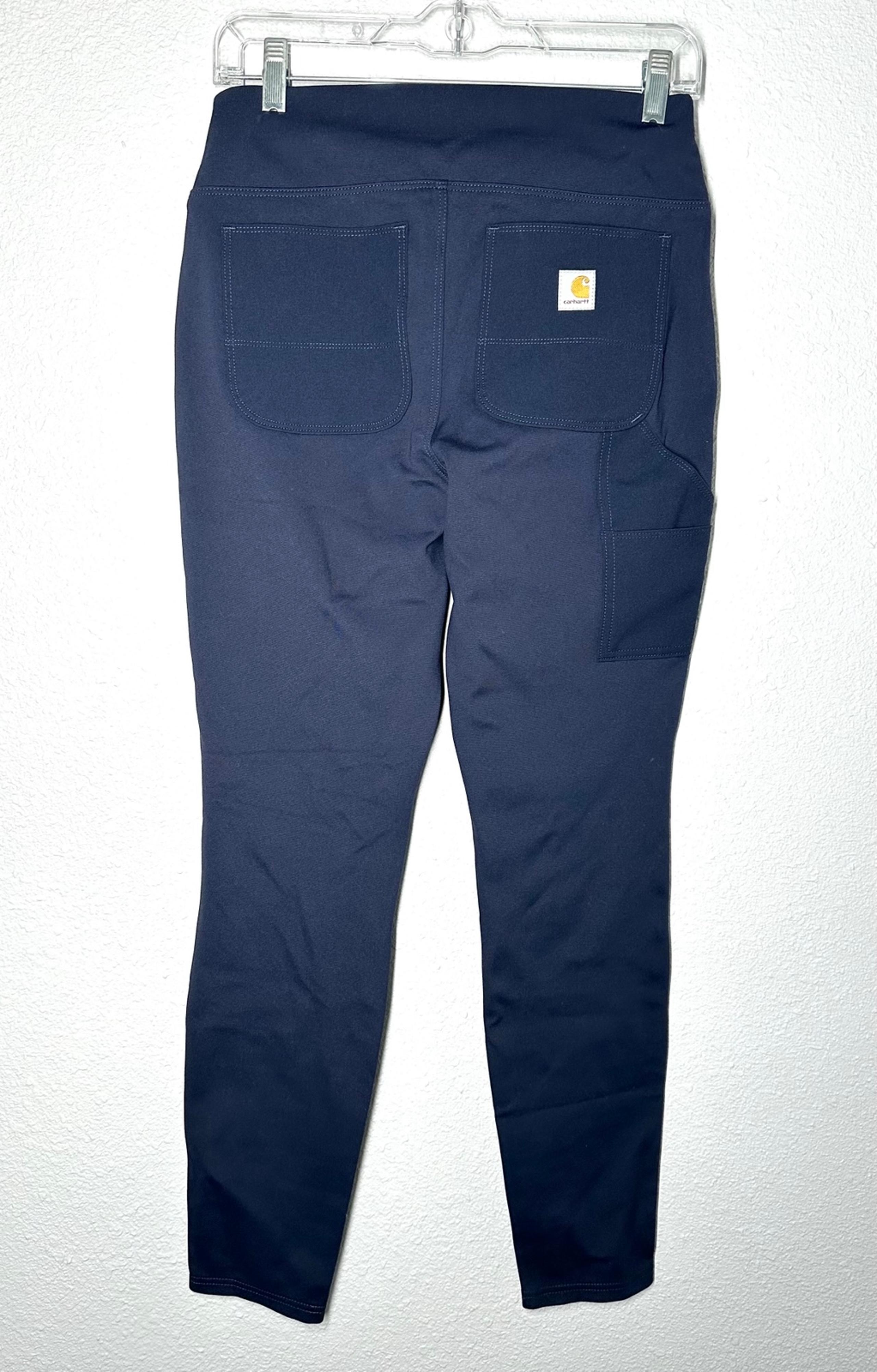 Carhartt Force Fitted Midweight Utility Pants Legging Navy Women’s Size XS