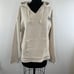 Venice Beach California Off White Long Sleeve Pullover Hoodie Top Sweatshirt M L