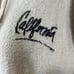 Venice Beach California Off White Long Sleeve Pullover Hoodie Top Sweatshirt M L