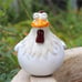 Funny Chicken Statue Garden Decor, Chicken Farm Farm Artwork, Cute Fence Resin