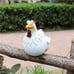 Funny Chicken Statue Garden Decor, Chicken Farm Farm Artwork, Cute Fence Resin