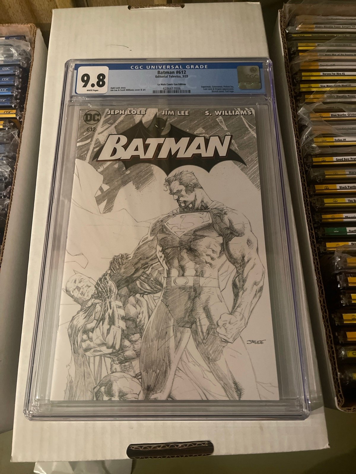 Batman #612 CGC 9.8 La Mole Comic Con