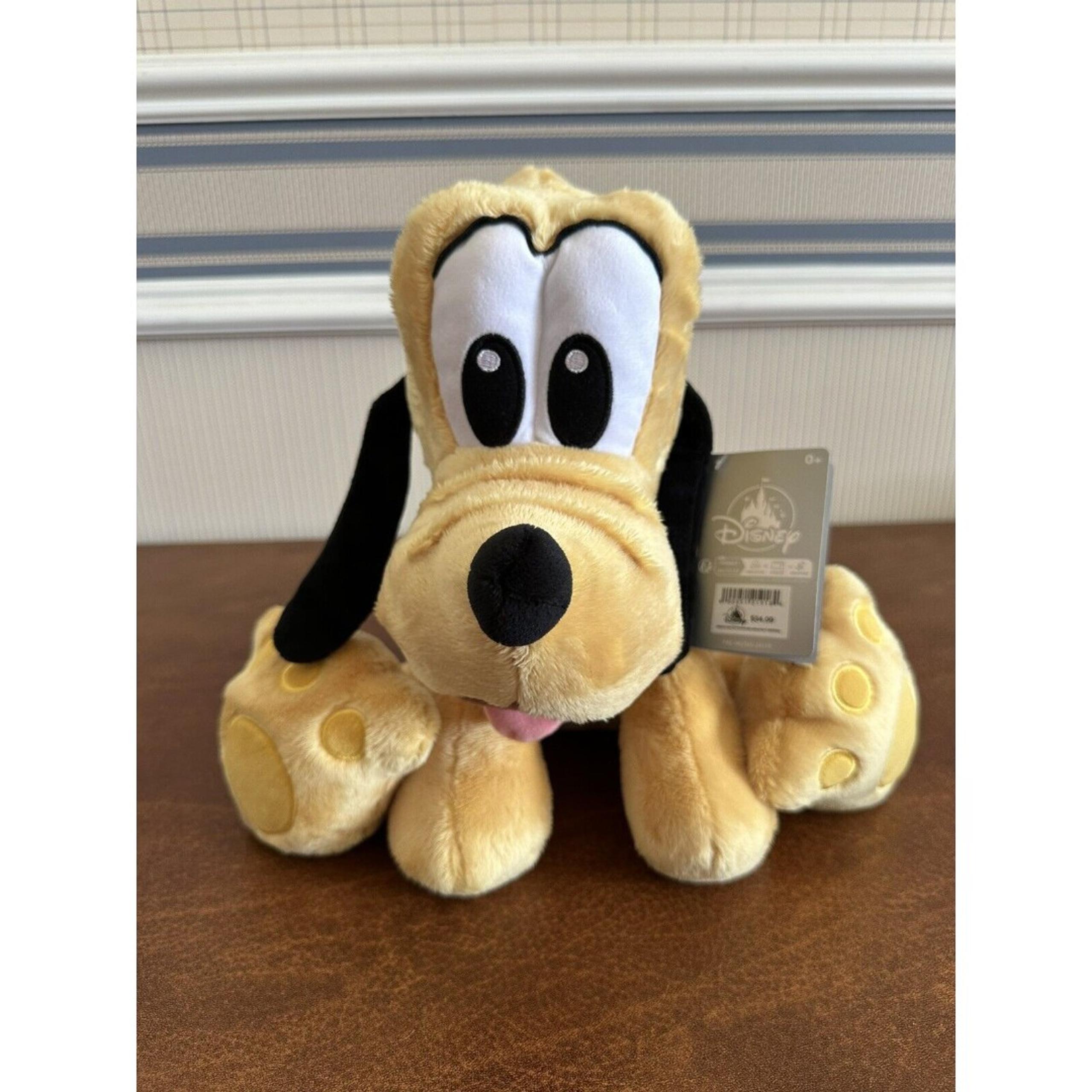 Pluto Dog DisneyLand Disney Parks Floppy Plush Stuffed Animal Doll Toy