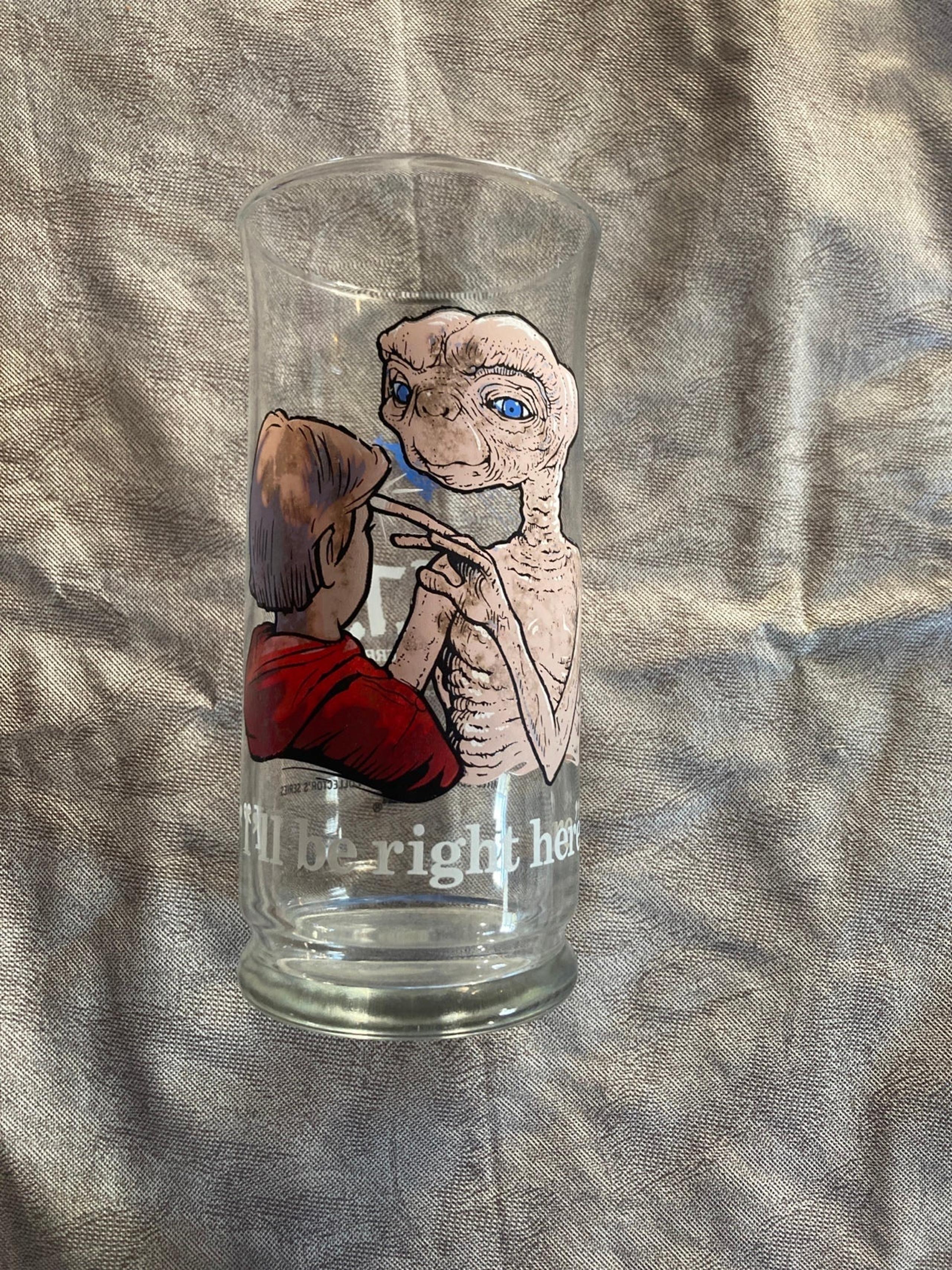 Vintage ET Extra Terresterial Pizza Hut Glass Cup