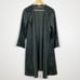 Soft Surroundings Charcoal Gray Faux Suede Draped Jacket Size SP
