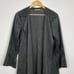 Soft Surroundings Charcoal Gray Faux Suede Draped Jacket Size SP