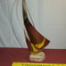 Vintage Brass Sailboat Nautical Art Sculpture Signed Marble Natural Stone Base