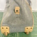 Nicole Miller NY Gray Canvas Weekender Carry-on Luggage Bag 20 X 10 Duffle Roll