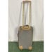 Nicole Miller NY Gray Canvas Weekender Carry-on Luggage Bag 20 X 10 Duffle Roll
