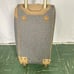 Nicole Miller NY Gray Canvas Weekender Carry-on Luggage Bag 20 X 10 Duffle Roll
