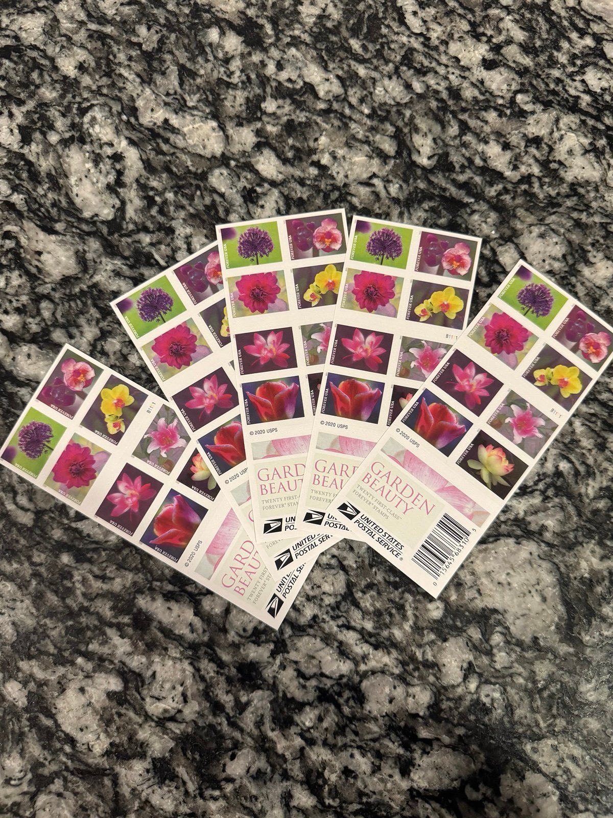 *MINT* US Garden Beauty Booklet Pane of 100 Total Forever Stamps (MNH)