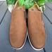 592496 MS50 HENRY SLIP ON MEN'S SHOES 11 M TAN OILED NUBUCK JOHNSTON & MURPHY