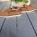 592496 MS50 HENRY SLIP ON MEN'S SHOES 11 M TAN OILED NUBUCK JOHNSTON & MURPHY