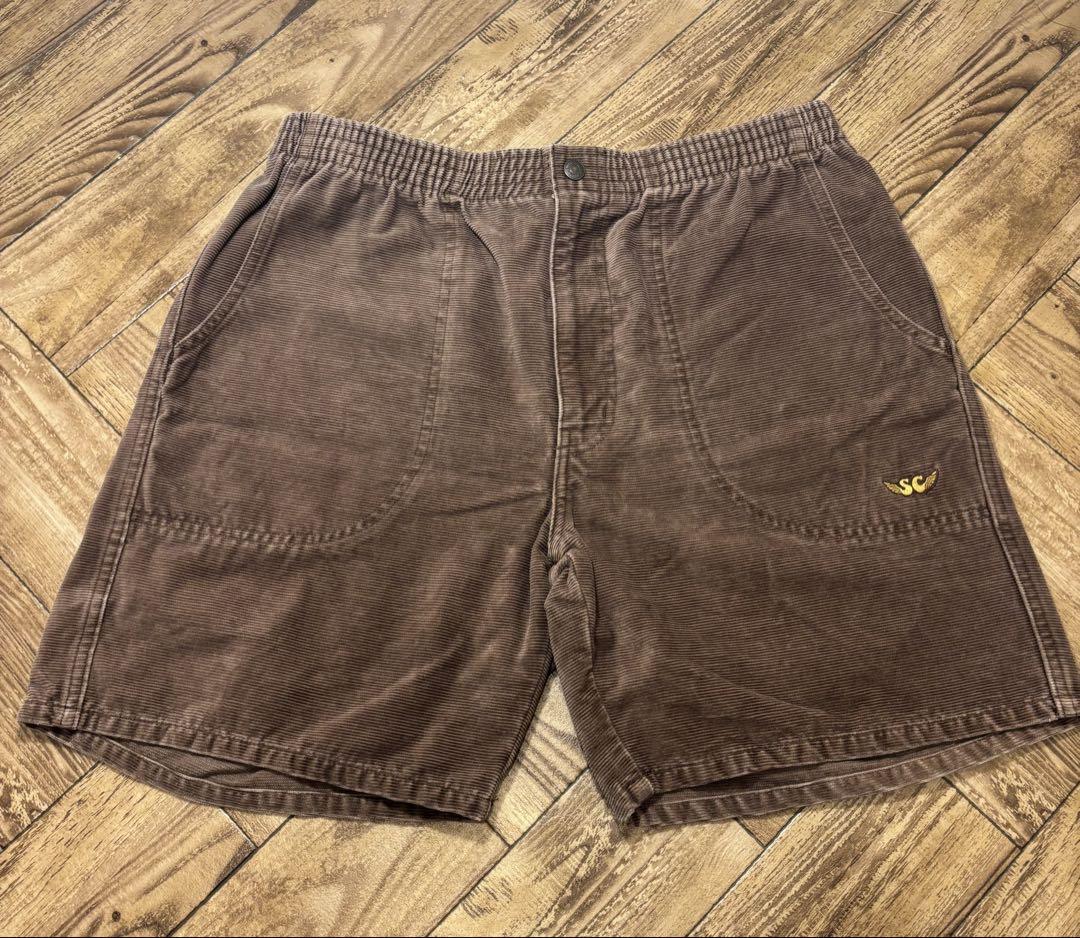 【日本製】 Subculture SC SURFERS CORDUROY SHORTS / BROWN パンツ