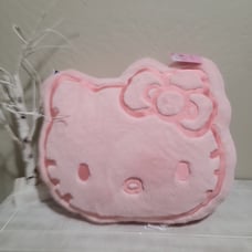 Hello Kitty Large Pink Embossed Accent Pillow RESERVED