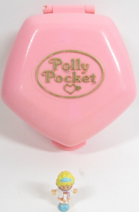 1992 Polly Pocket Doll Polly in the Nursery Vintage Bluebird Toys (46792)