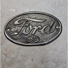Vintage Original FORD 85 Oval 1930s Truck Emblem Badge Metal 1938 1939