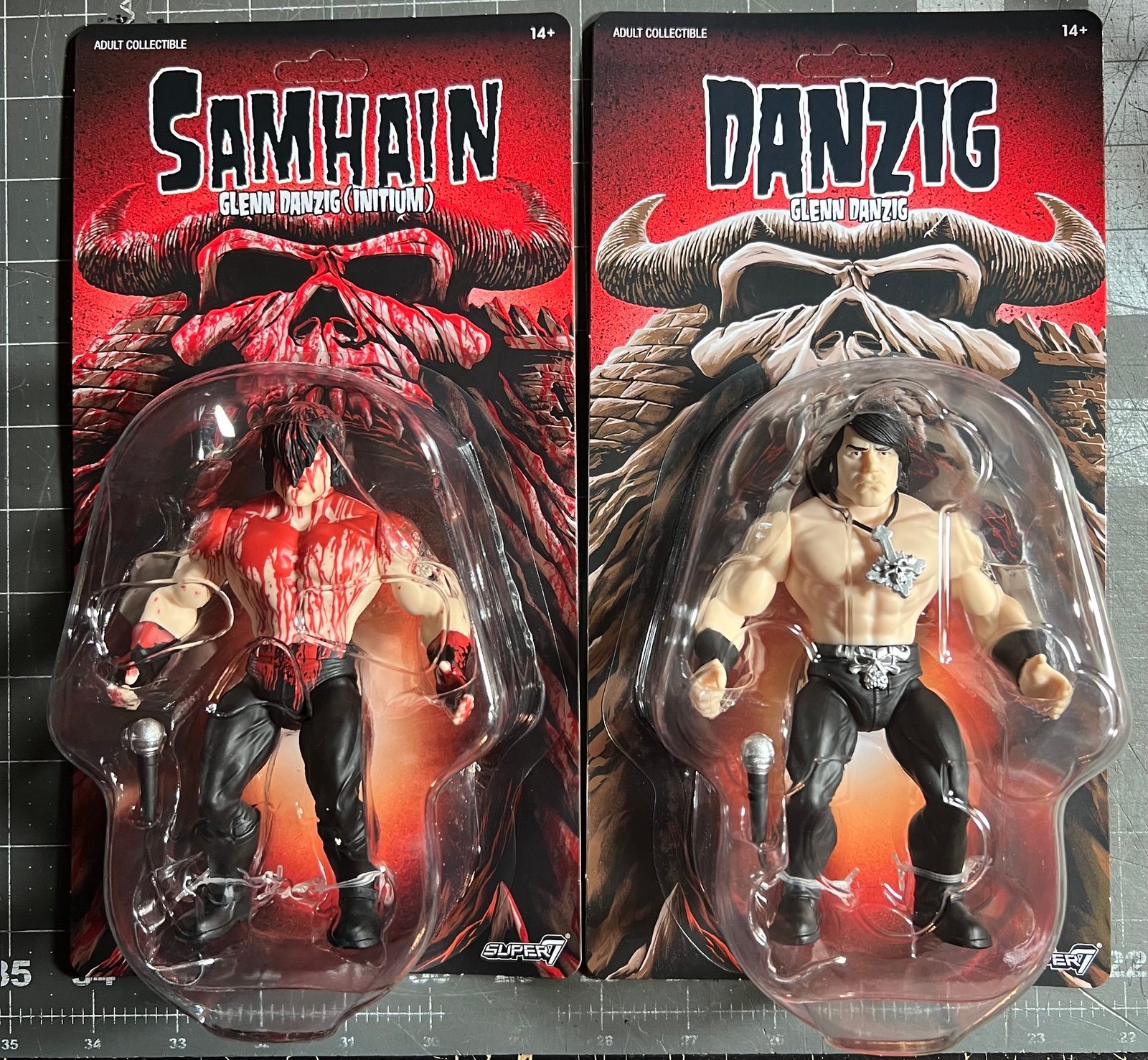 Super7 glen danzig and Samhain vintage action figures set