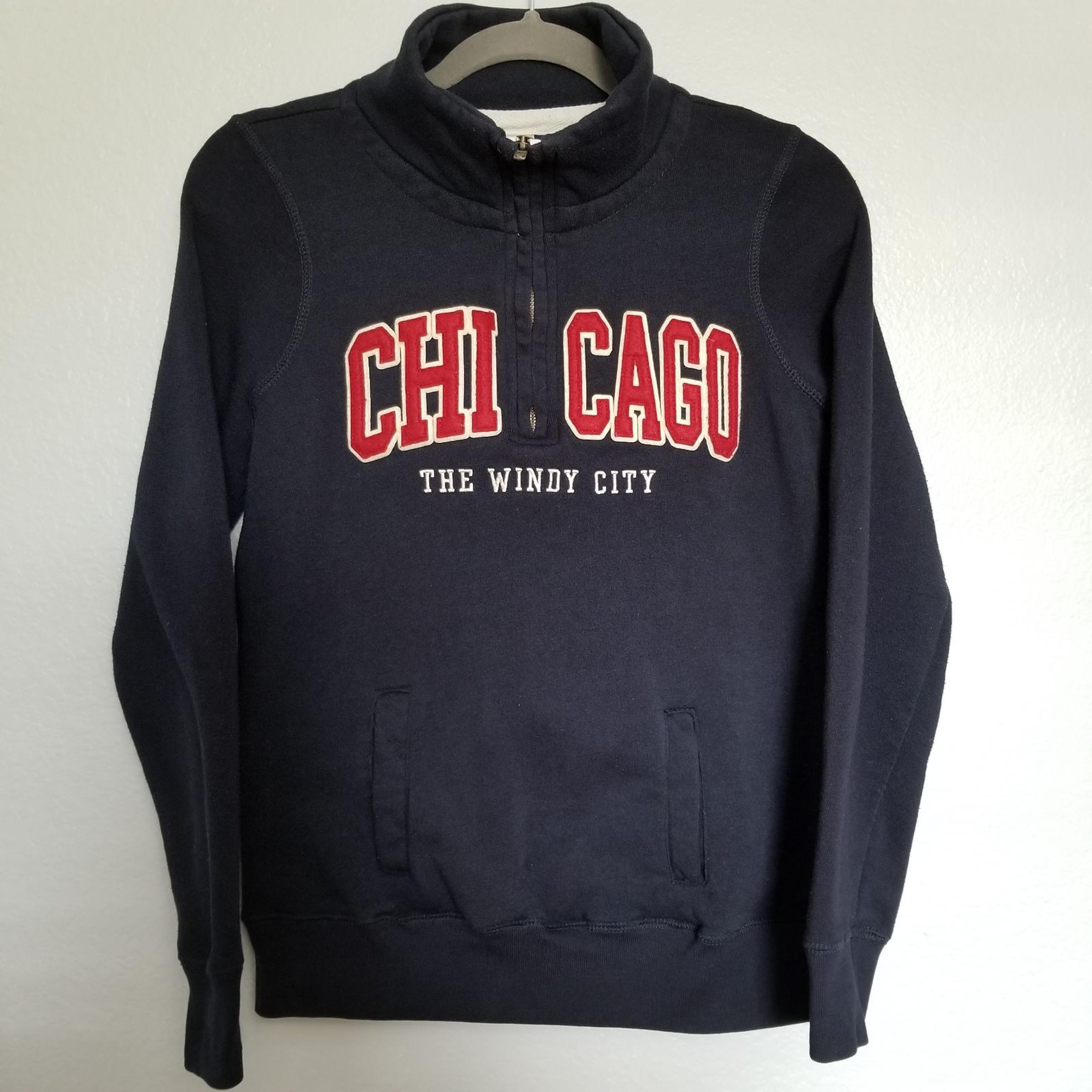 MV Sport Chicago Half Zip Sweater