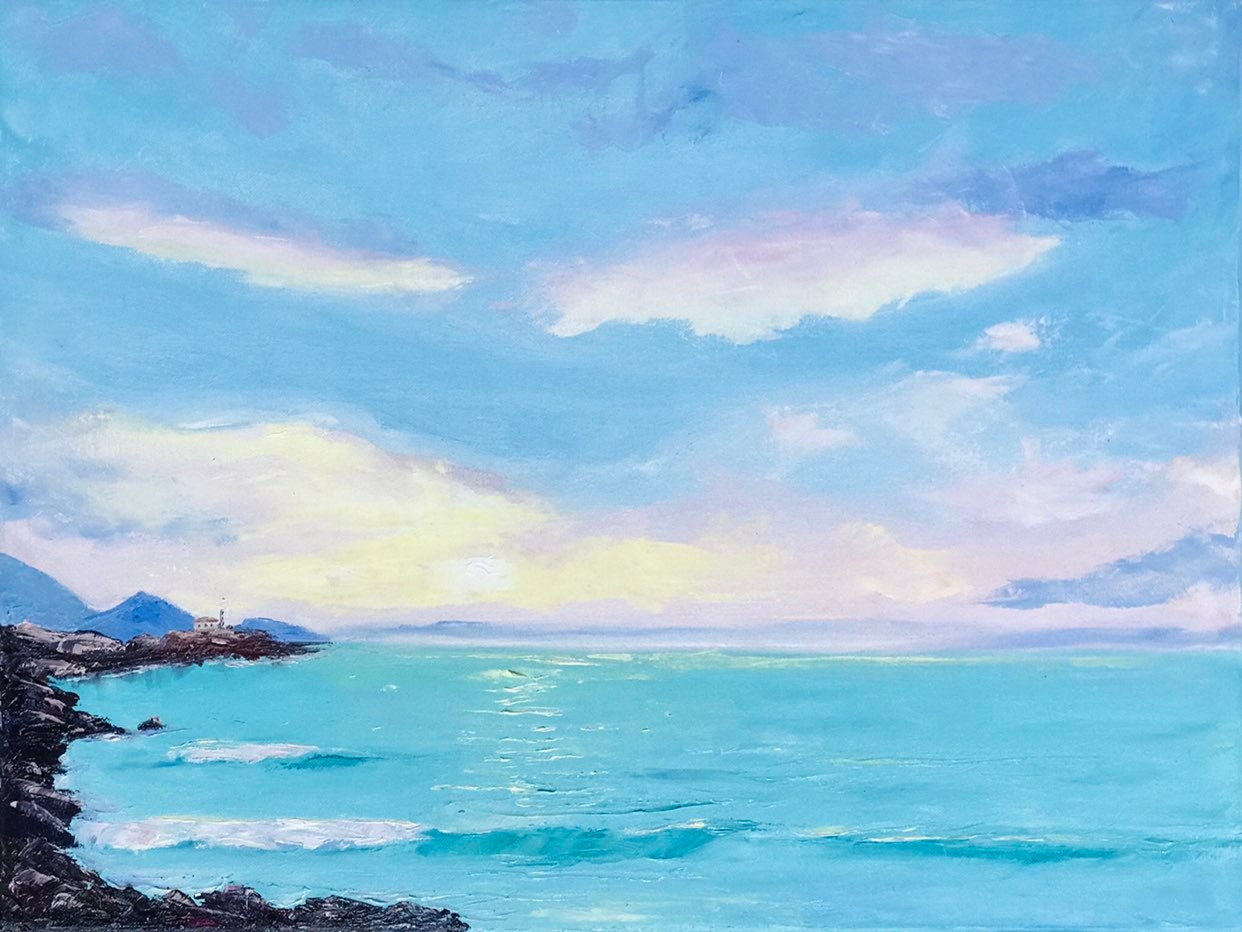 California Seascape Painting Original