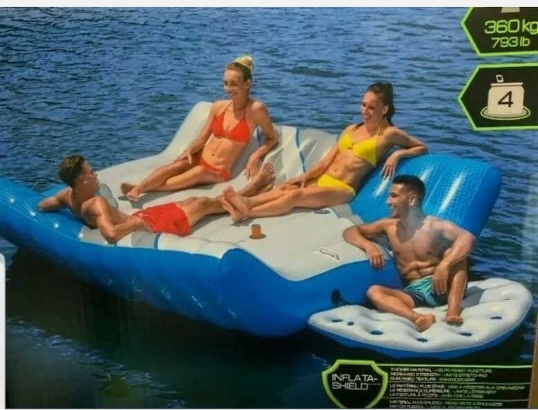 NEW HUGE GIANT INFLATABLE PACIFIC LOUNGE